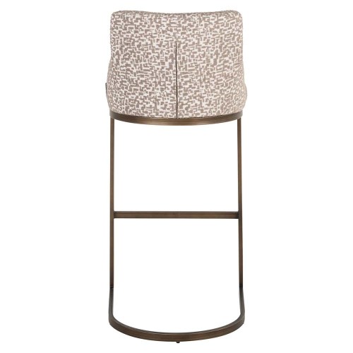 Tabouret de bar Bolton Natural Geo (Lot de 2)