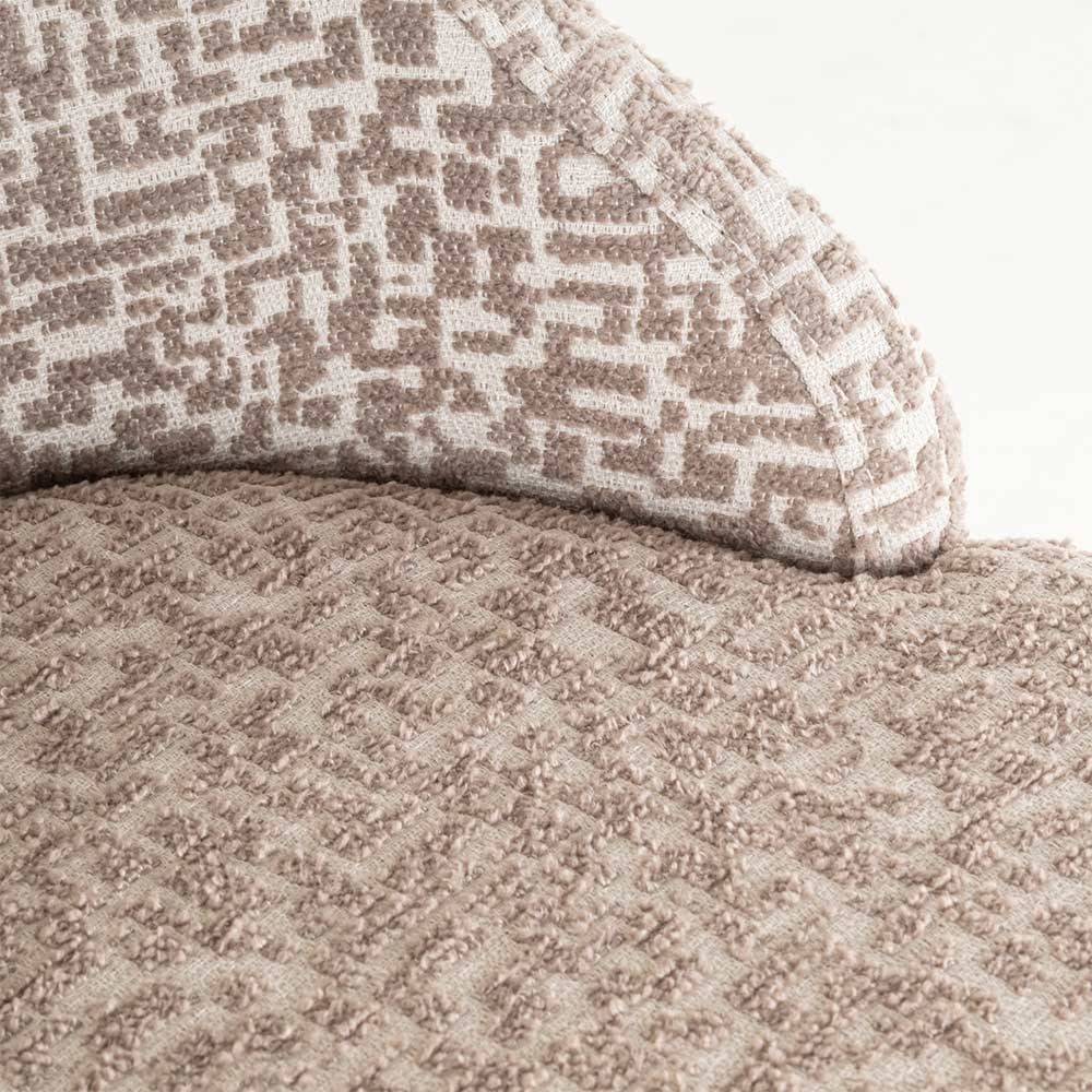 Tabouret de bar Bolton Natural Geo (Lot de 2)