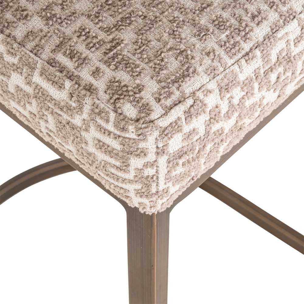 Tabouret de bar Bolton Natural Geo (Lot de 2)