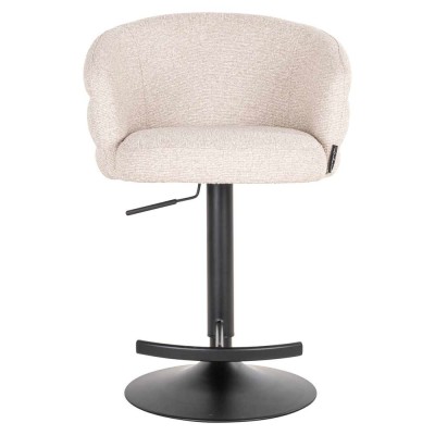 Tabouret de bar Nikki Biscotti pivotant ignifugé 2