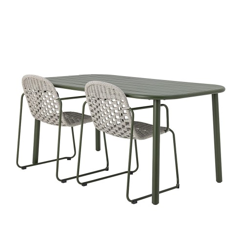 Table de salle à manger Calana - vert
