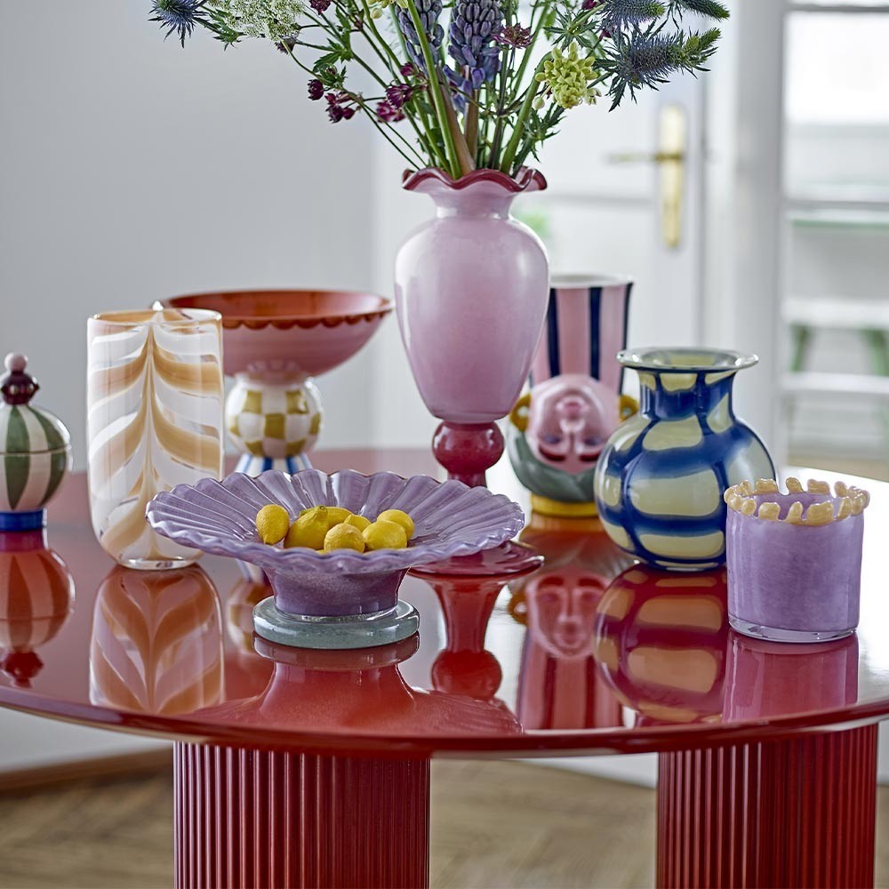 Table de salle à manger Della - rouge