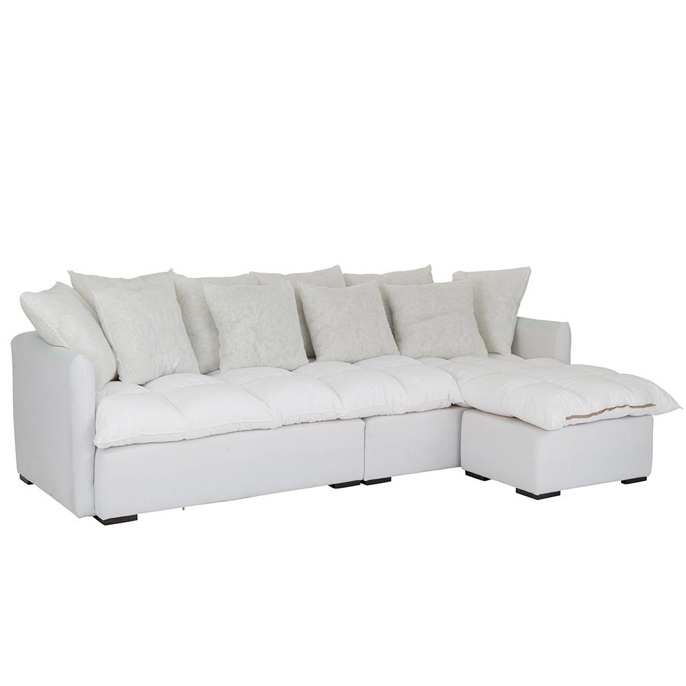 Canapé Modulable Beach Sofa Bois Beige (61361)