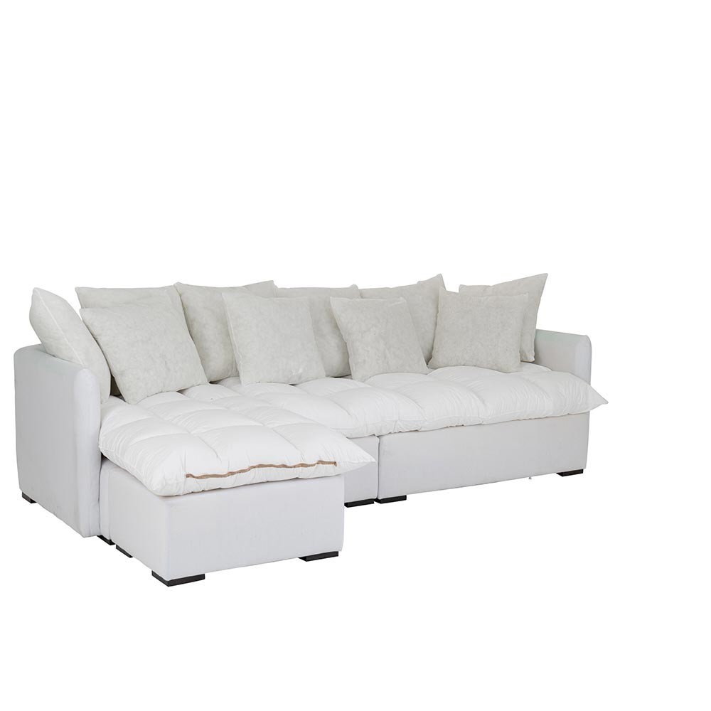 Canapé Modulable Beach Sofa Bois Beige (61361)
