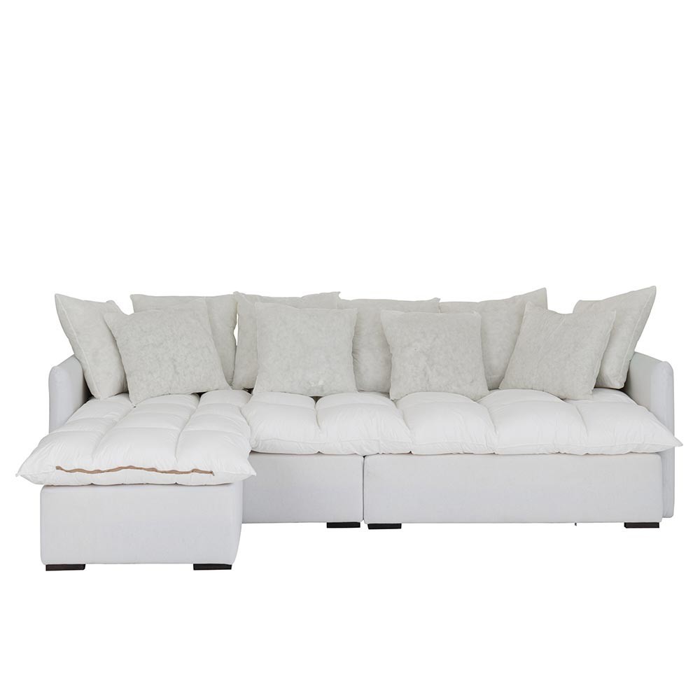 Canapé Modulable Beach Sofa Bois Beige