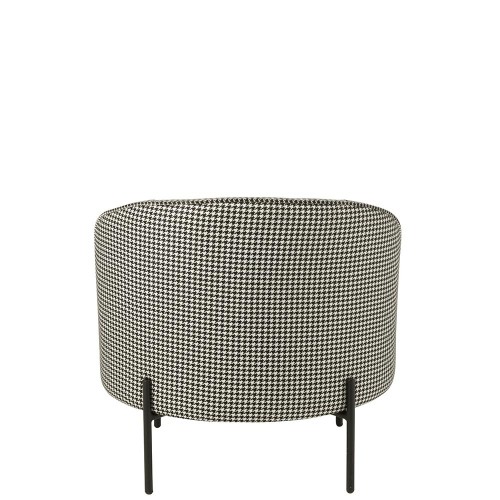 Fauteuil Pied-de-poule - noir/blanc