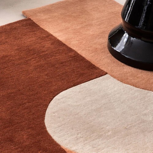 Tapis cuivre Dune