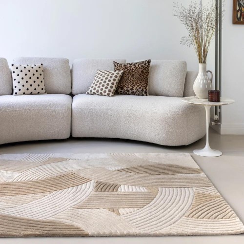 Tapijt Canopée in beige