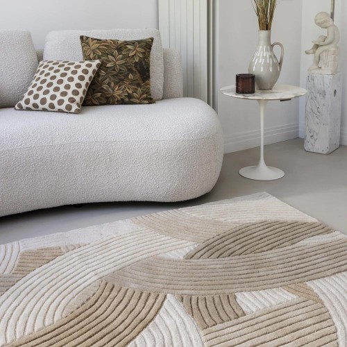 Teppich Canopée in Beige