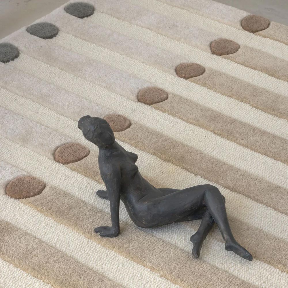 Beige Dott Rug
