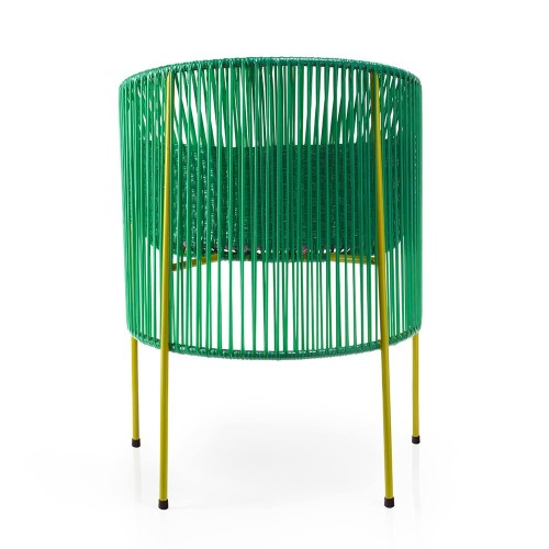 Silla Caribe verde / rosa / curry ames