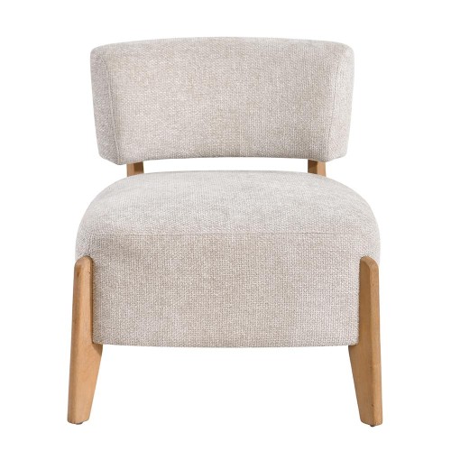 Fauteuil Vale Cream Legacy 15 in duivenkleurig rubberhout