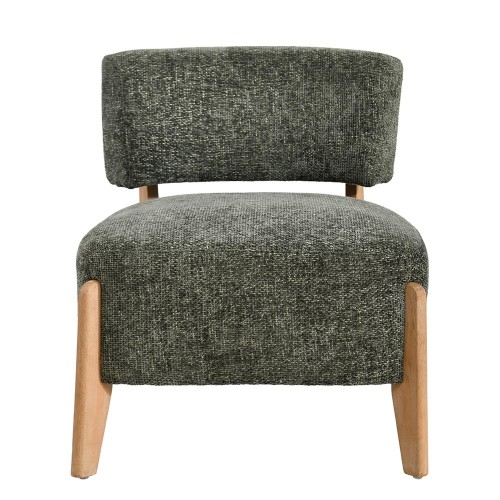 Fauteuil Vale Green Legacy 10 in olijfkleurig heveahout