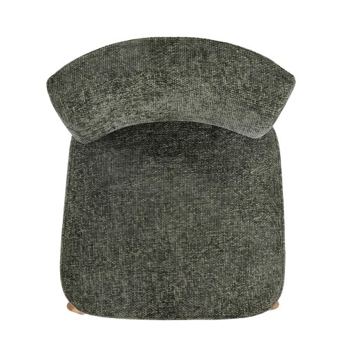Fauteuil Vale Green Legacy 10 aus olivfarbenem Kautschukholz