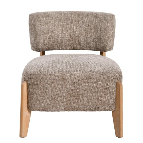 Fauteuil Vale Taupe Legacy 3 Mink van rubberhout