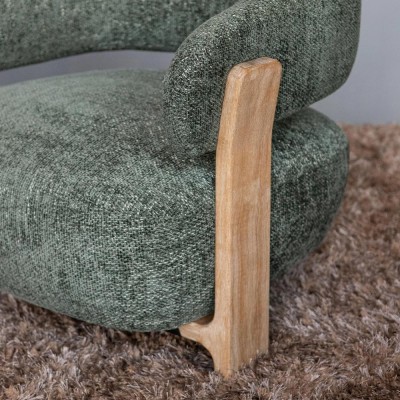Sillón de mire Legado verde 10 Olive Hévéa Wood 2