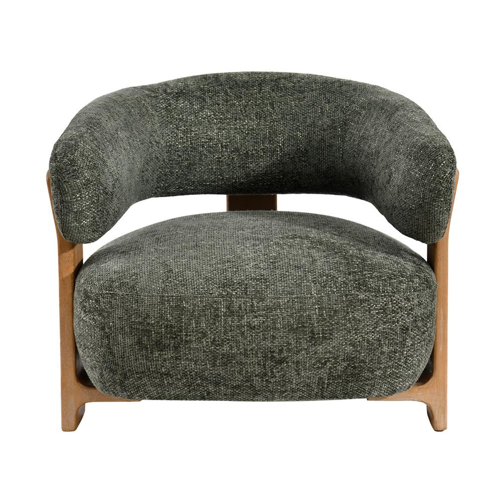 Sillón de mire Legado verde 10 Olive Hévéa Wood