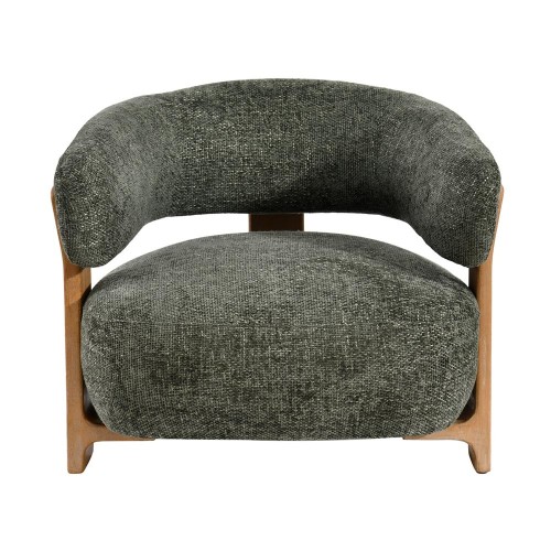 Fauteuil Mire Green Legacy 10 in olijfkleurig rubberhout