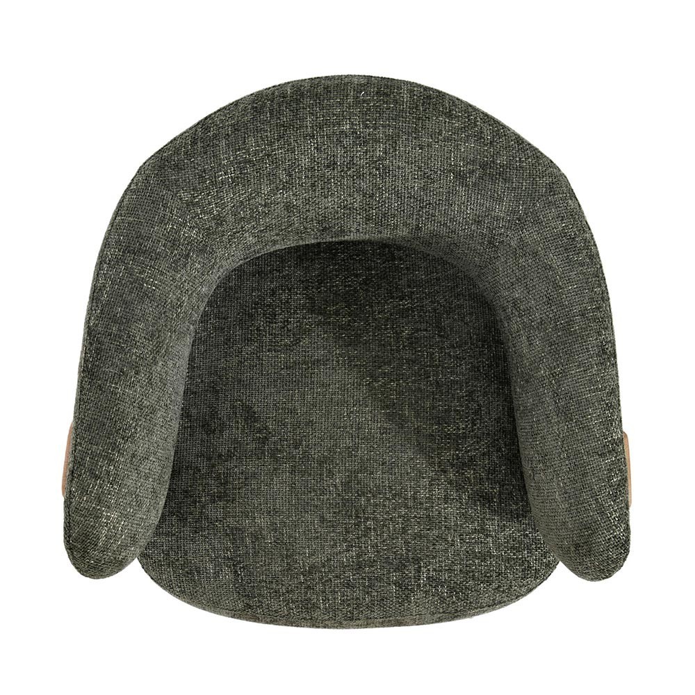 Sillón de mire Legado verde 10 Olive Hévéa Wood