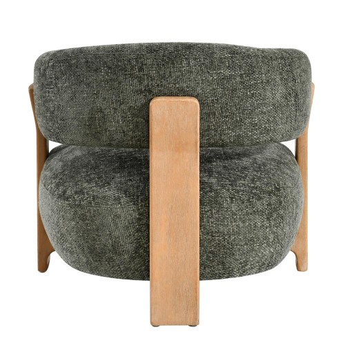Sillón de mire Legado verde 10 Olive Hévéa Wood