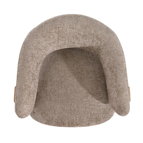 Fauteuil Legacy 3 Mink aus Heveaholz Mire Taupe