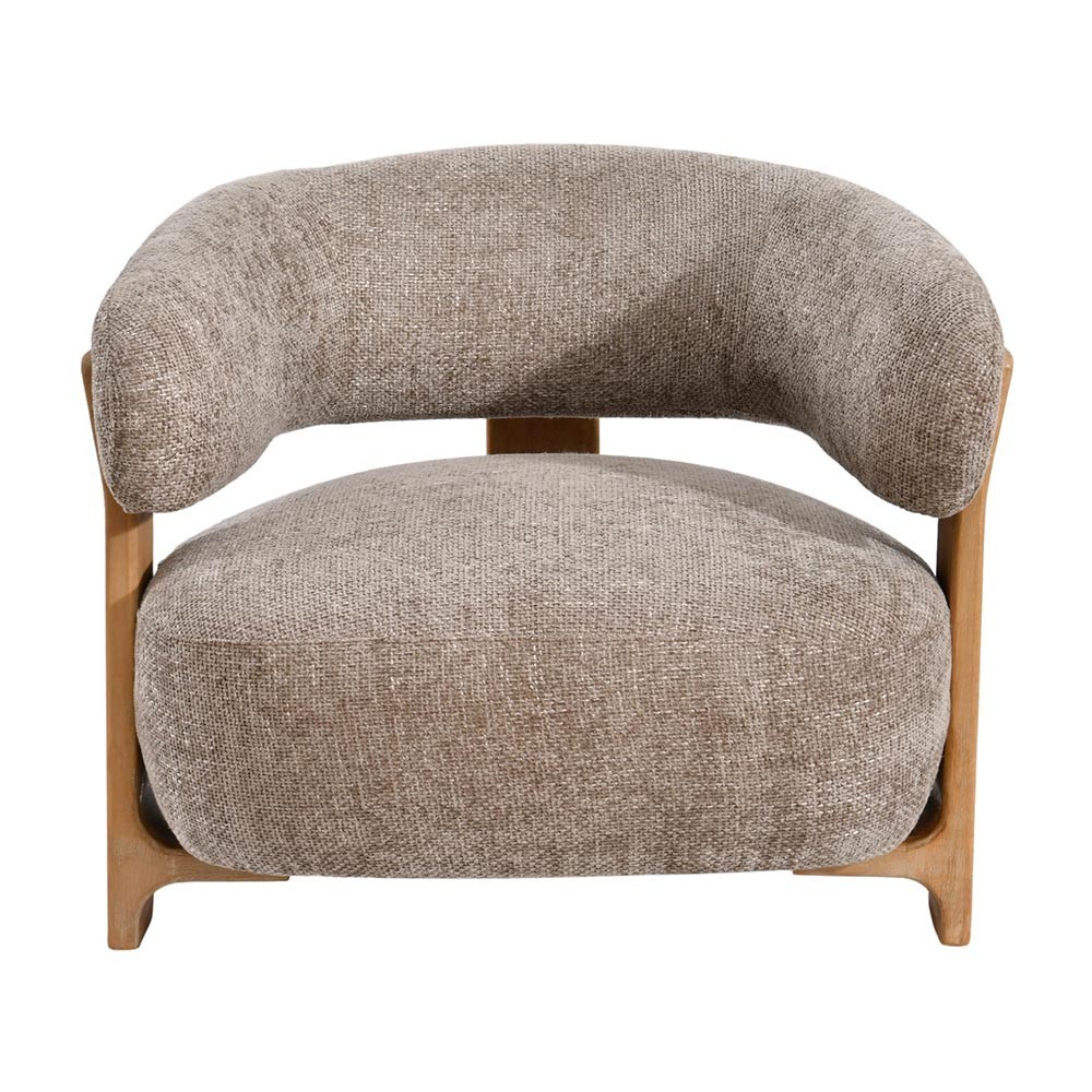Sillón legado 3 Mink Madera de madera Mire Mole Taupe