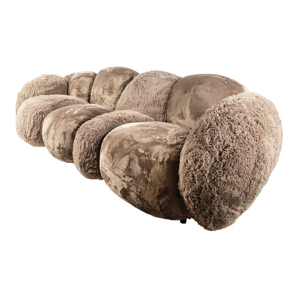 Luxuriant Taupe Curvae Sofa