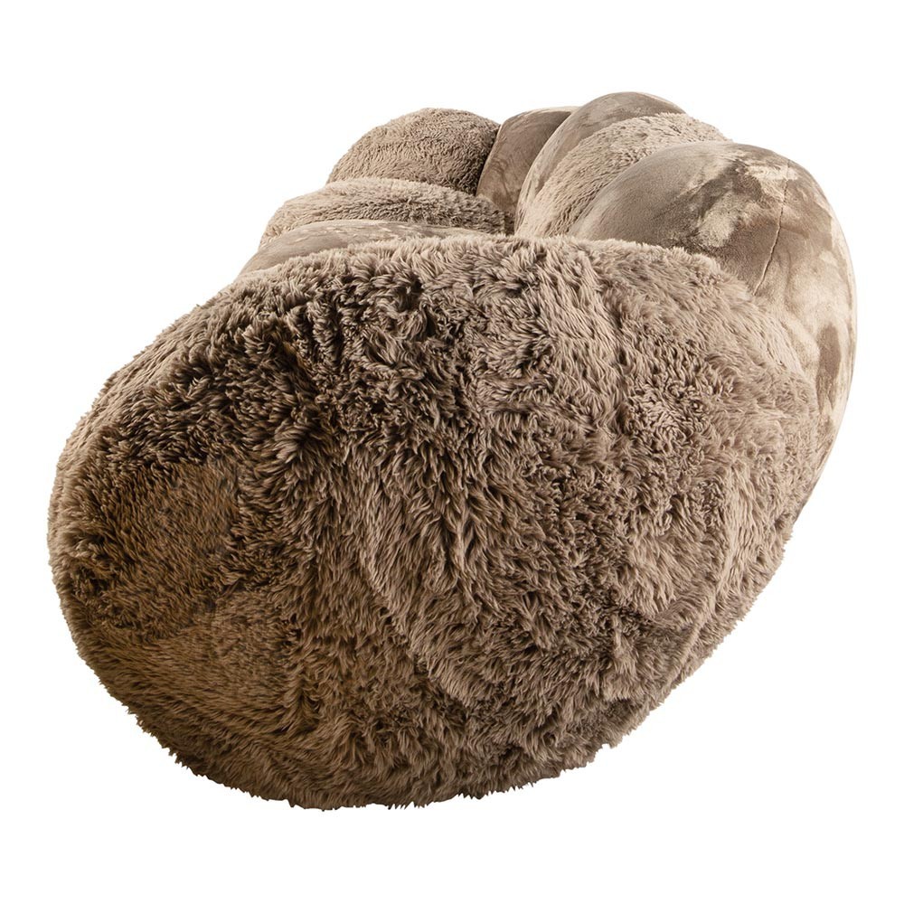 Sofá curvas de lujo en Taupe