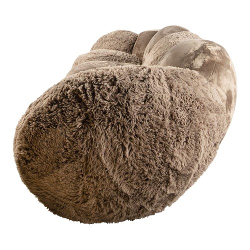 Sofá curvas de lujo en Taupe