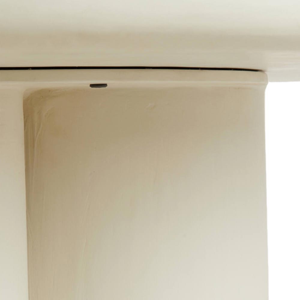 Tavolo da pranzo Ø130x78 cm crema mizuho