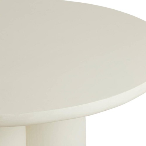 Table à manger Ø130x78 cm MIZUHO crème