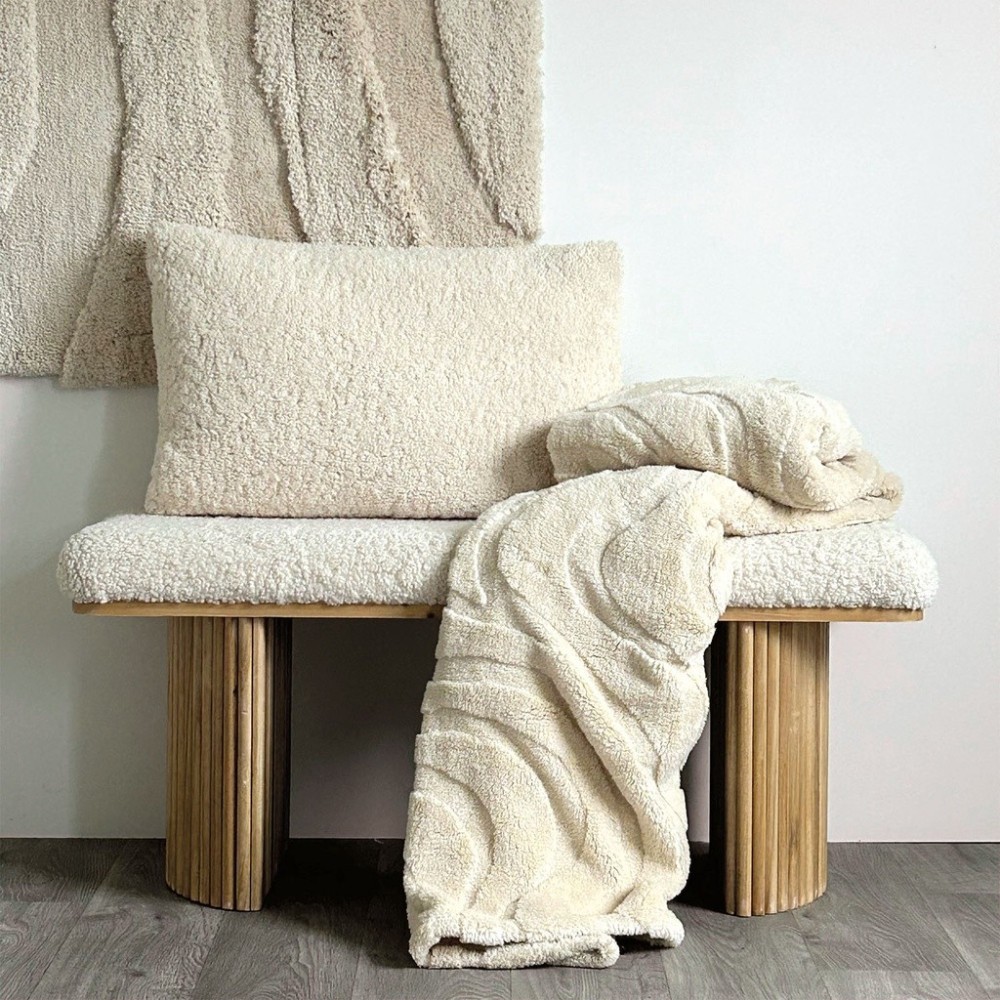 Banc Lize naturel L100 P38 H44cm