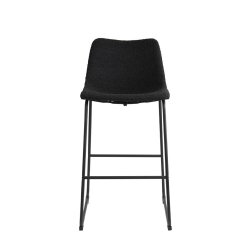 Sgabello da bar 47x46x99 cm Jeddo Loop Nero