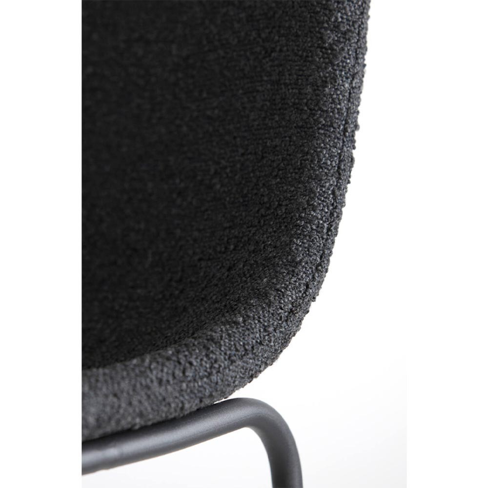 Taburete de bar 47x46x99 cm Jeddo Loop Black