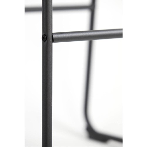 Sgabello da bar 47x46x99 cm Jeddo Loop Nero