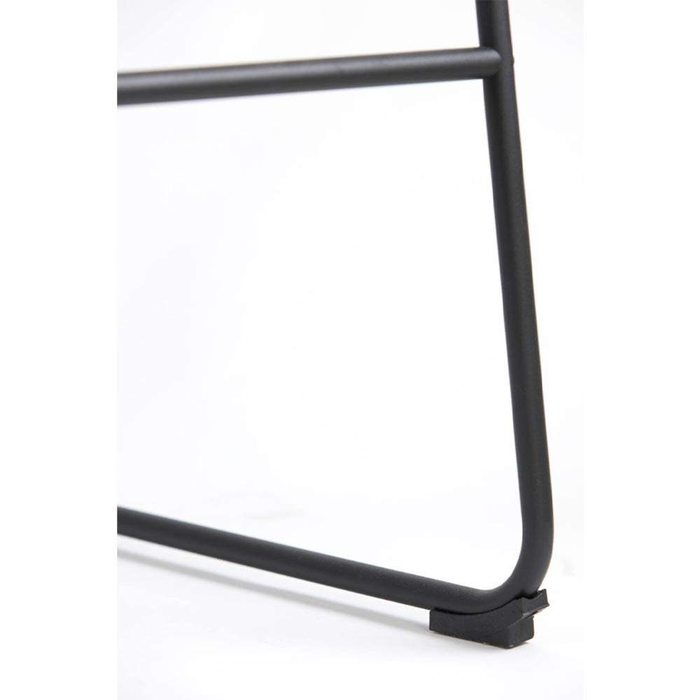 Sgabello da bar 47x46x99 cm Jeddo Loop Nero