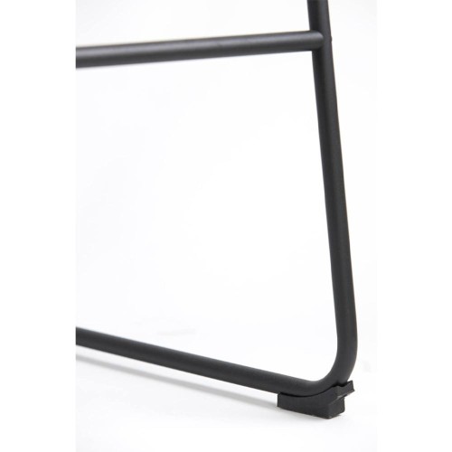 Sgabello da bar 47x46x99 cm Jeddo Loop Nero