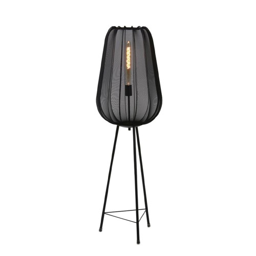 Tripod Floor Lamp Ø42x132 cm PLUMERIA Black