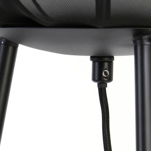 Lampadaire trépied Ø42x132 cm PLUMERIA noir