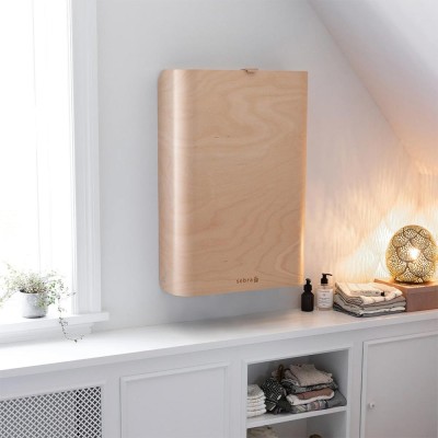 Wand-gemonteerde wisseltafel - houteditie 2
