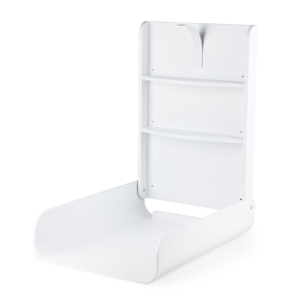 Wall-Mounted Changing Table - Classic White