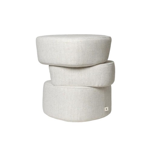 Pouf Plyo design sculptural capitonné