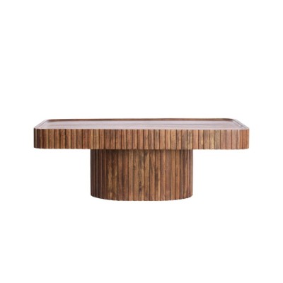 Table basse Kioto en bois d’acacia brun 2