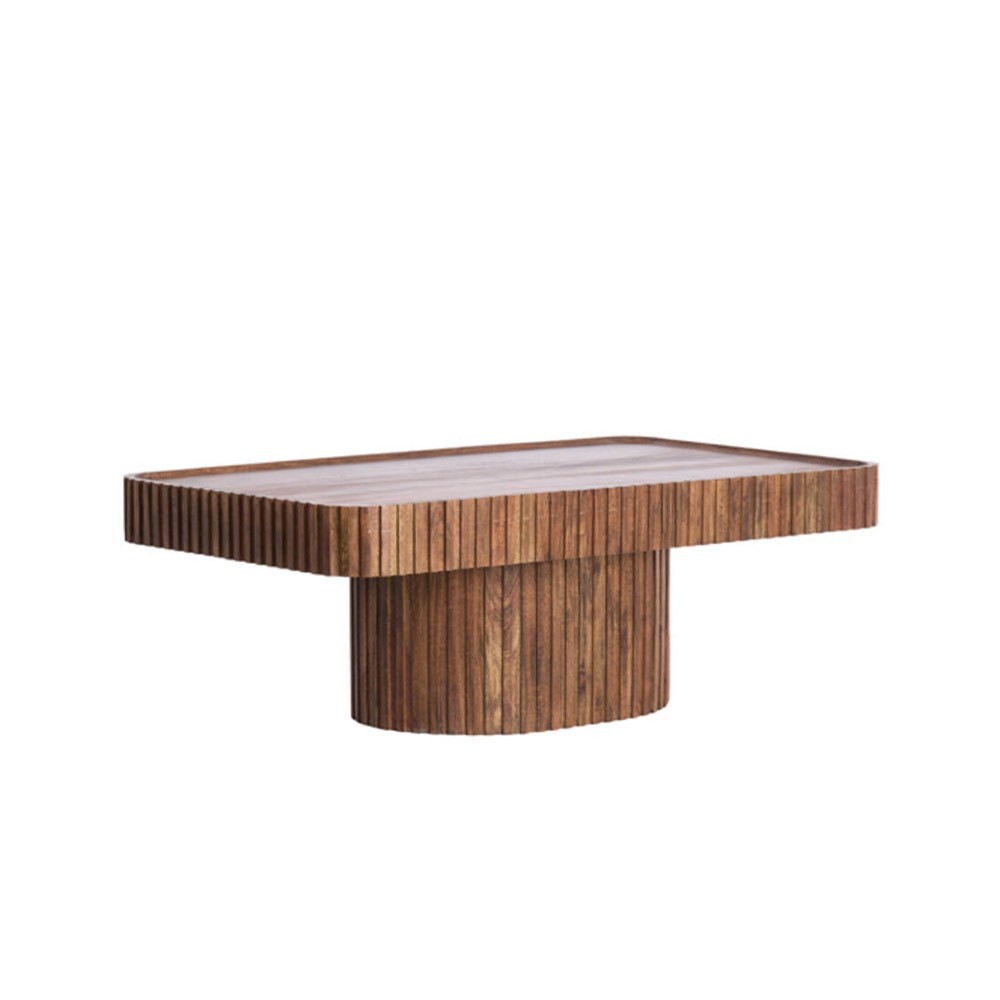 Coffee table Kioto in brown acacia wood