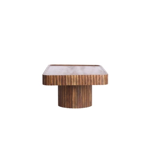 Mesa de centro Kioto en madera de acacia marrón