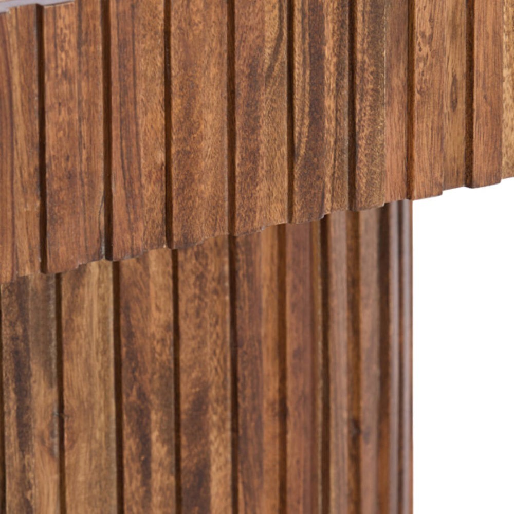 Table basse Kioto aus braunem Akazienholz