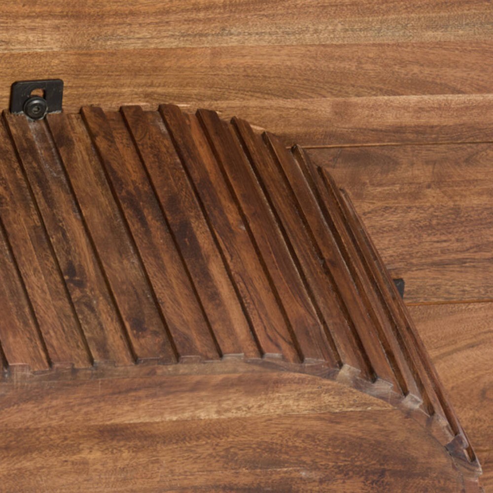 Tavolino Kioto in legno di acacia marrone