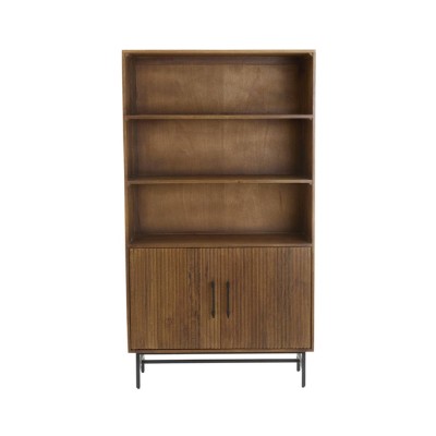 Armoire de rangement DUBAKU en bois brun foncé 2