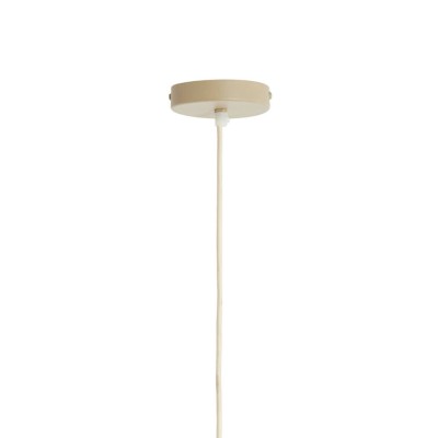 Suspension ESMIRIA Design aus Naturfasern und dunkelbraunem Holz 2