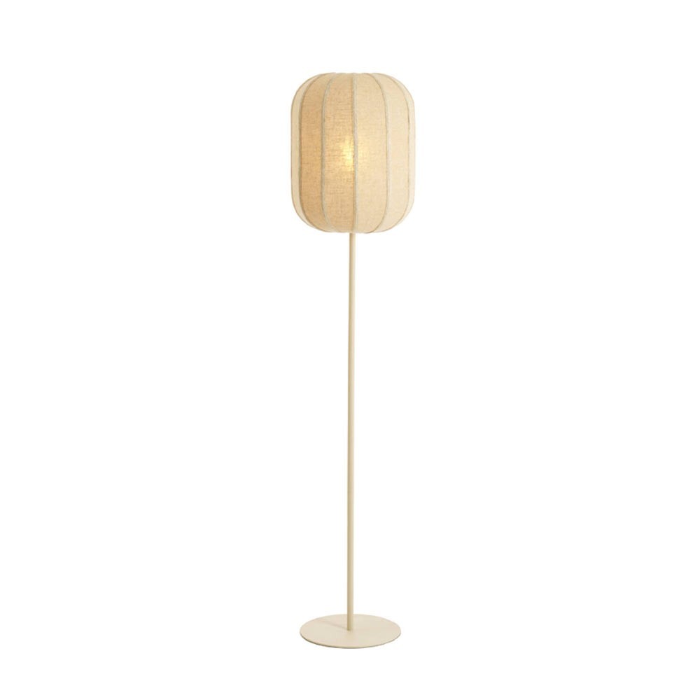 Lampadaire Solune en lin naturel et finition sable